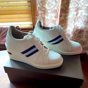 Wedge sneakers - only worn once!